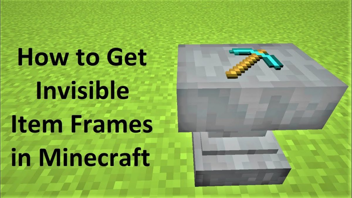 Minecraft: How to Get Invisible Item Frames